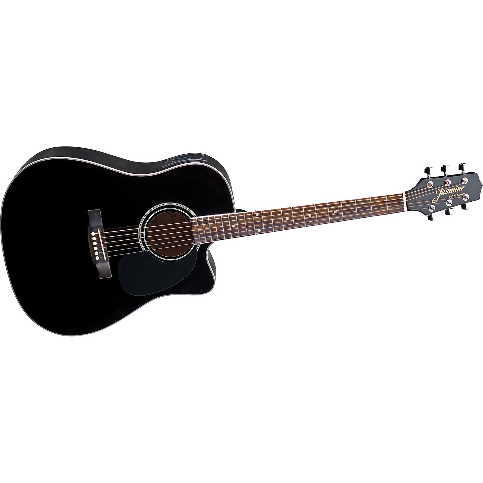 Jasmine ES341C Cutaway Dreadnought AcousticElectric Guitar Musician