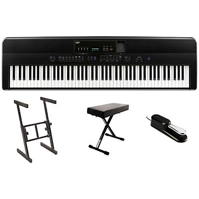 Kawai ES920 Digital Piano Essentials Bundle Black