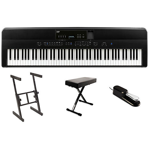 Kawai ES920 Digital Piano Essentials Bundle Black Black