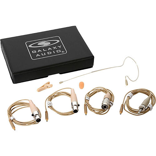 Galaxy Audio ESM8 Omnidirectional Single-Ear Headset Microphone With Four Mixed Cables