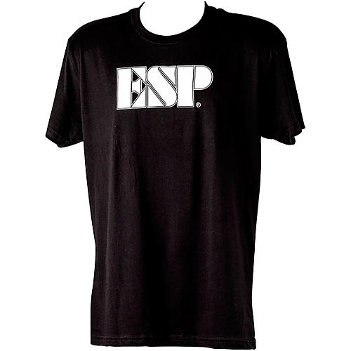 ESP ESP Block Logo Men's T-shirt Large Black