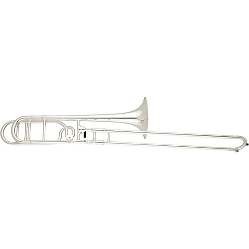 Eastman ETB428 Intermediate Series F-Attachment Trombone Silver Gold Brass Bell