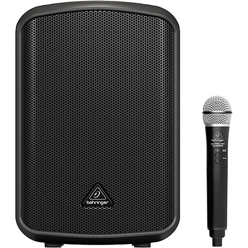 EUROPORT MPA200BT Portable Bluetooth Wireless Rechargeable 8 in. Speaker with Microphone