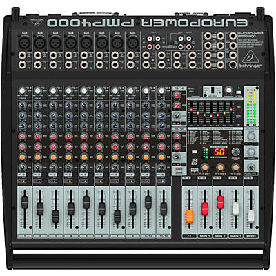 Behringer EUROPOWER PMP4000 16-Channel 1,600W Powered Mixer