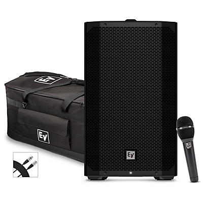 Electro-Voice EVERSE 12 12" 400W Weatherized Battery-Powered Loudspeaker With ND76 Microphone, Duffel Bag & XLR Cable