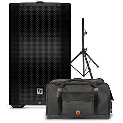 Electro-Voice EVERSE 12 12" 400W Weatherized Battery-Powered Loudspeaker With Road Runner Bag & Speaker Stand