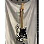 Used Charvel EVH 78 Solid Body Electric Guitar Black with Silver Pinstripes