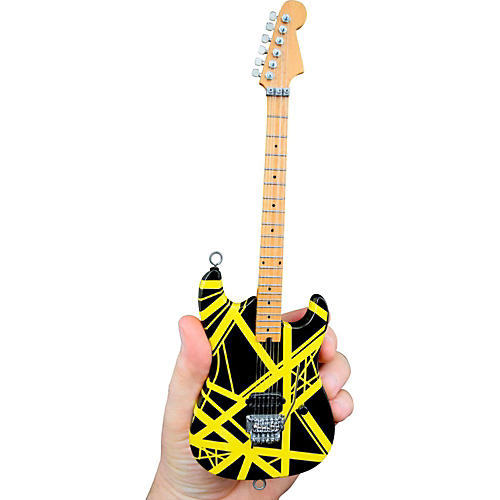 EVH Bumblebee (Black and Yellow) Miniature Replica Guitar - Van Halen Approved