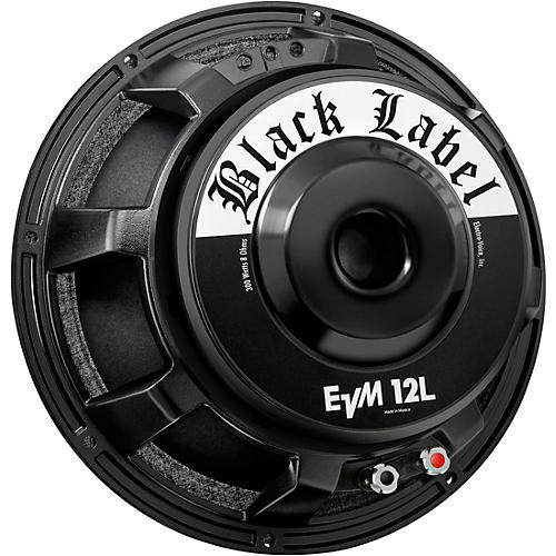 Electro-Voice EVM12L Black Label 8 Ohm Speaker Black