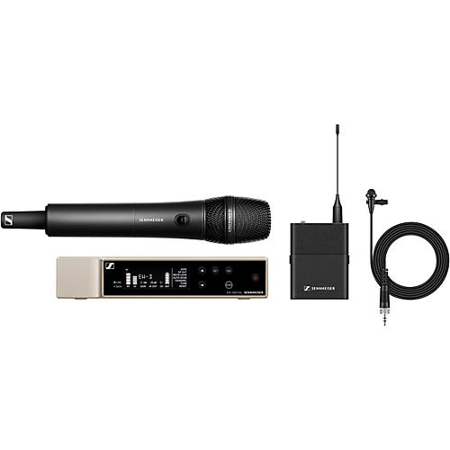 Sennheiser EW-D Evolution Wireless Digital System With ME 2 Omnidirectional Lavalier and 835 Microphone Module R4-9