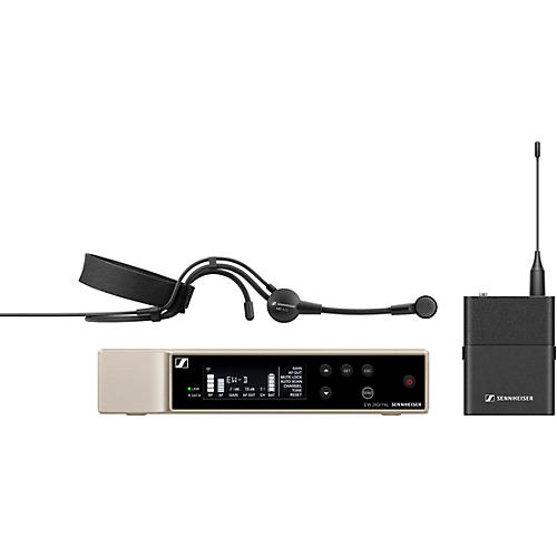 Sennheiser EW-D Evolution Wireless Digital System With ME 3 Cardioid Headset Microphone R1-6