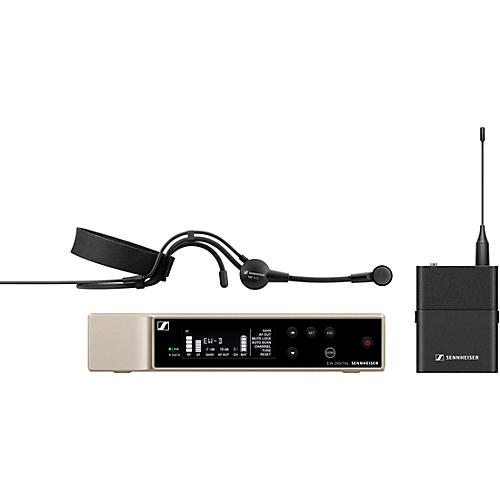Sennheiser EW-D Evolution Wireless Digital System With ME 3 Cardioid Headset Microphone R4-9