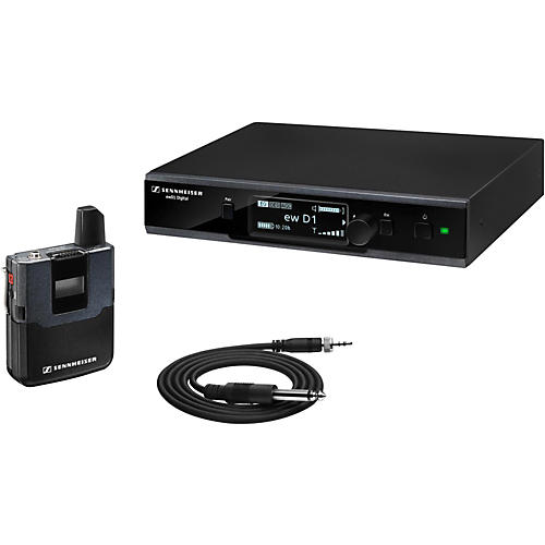 EW D1 digital wireless instrument set with CI1 instrument cable