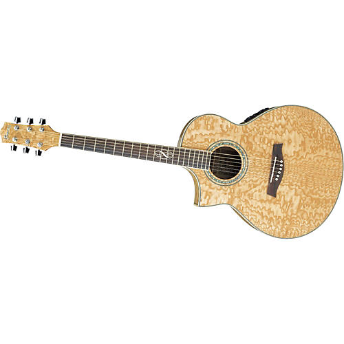 EW20AS Left-Handed Exotic Wood Acoustic-Electric Guitar