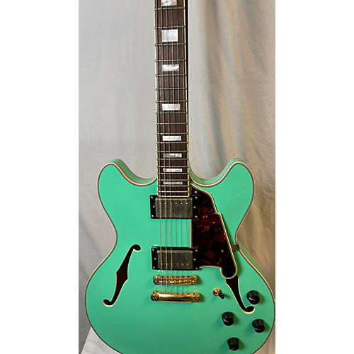 D'Angelico EX-DC Hollow Body Electric Guitar Surf Green