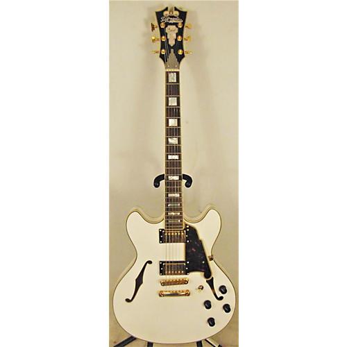 D'Angelico EX-DC/SP Hollow Body Electric Guitar White