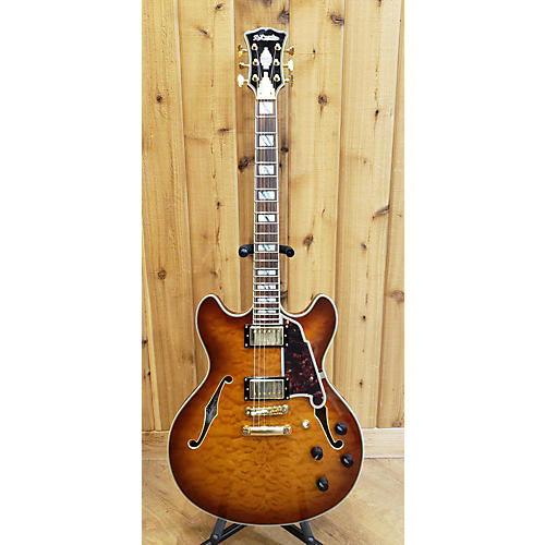 D'Angelico EX-DC/SP Hollow Body Electric Guitar McCarty Tobacco Sunburst