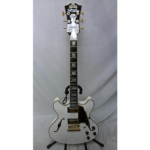 D'Angelico EX-DC/SP Hollow Body Electric Guitar White