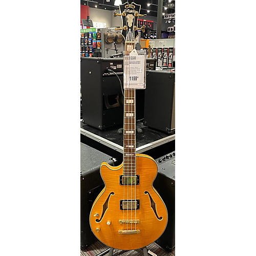 D'Angelico EX-SS/Bass Electric Bass Guitar Triple Burst