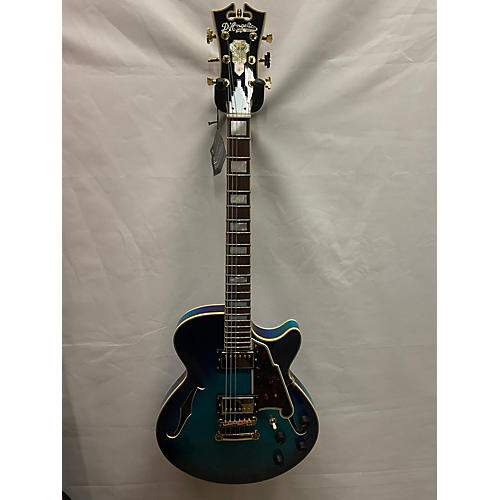 D'Angelico EX-SS Hollow Body Electric Guitar Blue