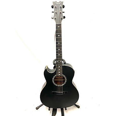 Dean EXBKS Exhibition Left Handed Acoustic Electric Guitar