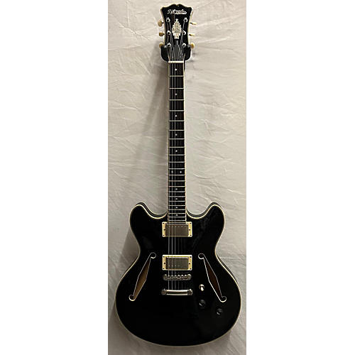 D'Angelico EXCEL DC TOUR Hollow Body Electric Guitar Black