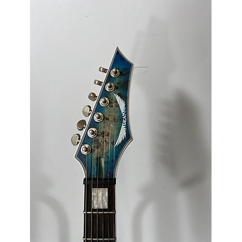 Dean EXILE SELECT Solid Body Electric Guitar TRANSPARENT BLUE