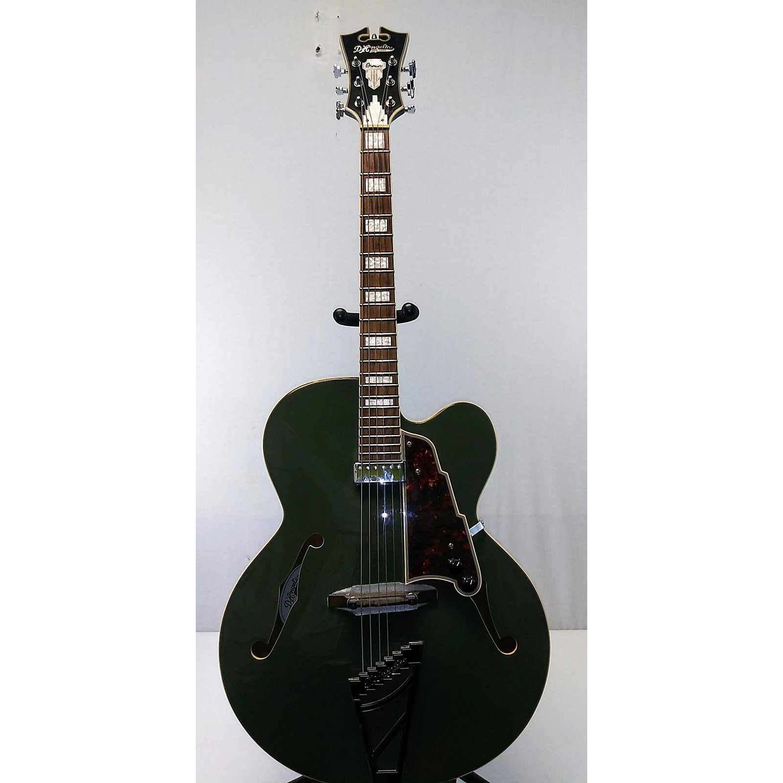 Used D'Angelico EXL1 Hollow Body Electric Guitar Inverness Green