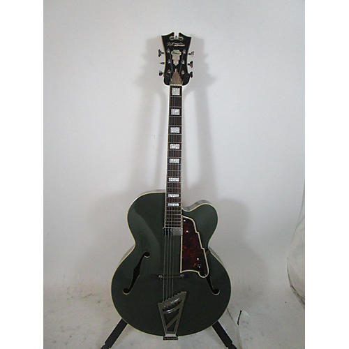 D'Angelico EXL-1 Hollow Body Electric Guitar Olive Green