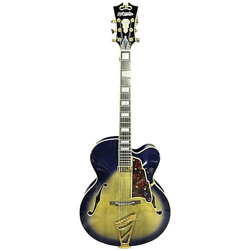 D'Angelico EXL-1 Hollow Body Electric Guitar Blue Burst