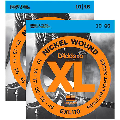 EXL110 Nickel Wound Light Electric Guitar Strings Two-Pack  
