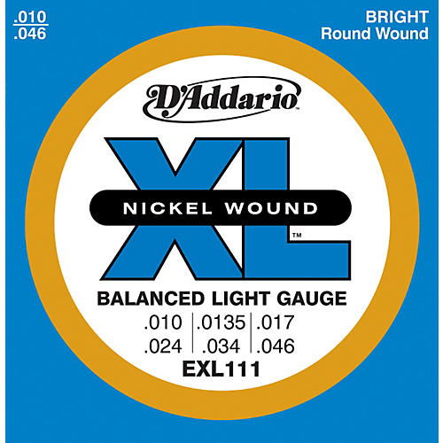 EXL111 Balanced Regular Light Guitar Strings