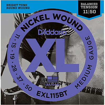D'Addario EXL115BT Balanced Tension Medium Electric Guitar Strings - Single Pack