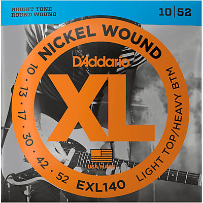 D'Addario EXL140 Nickel Light Top/Heavy Bottom Electric Guitar Strings