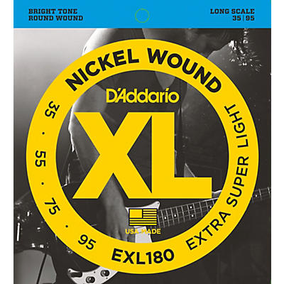 D'Addario EXL180 XL Extra Super Soft/Long Bass Strings
