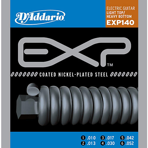 EXP140 Coated Electric Light Top/Heavy Bottom Guitar Strings