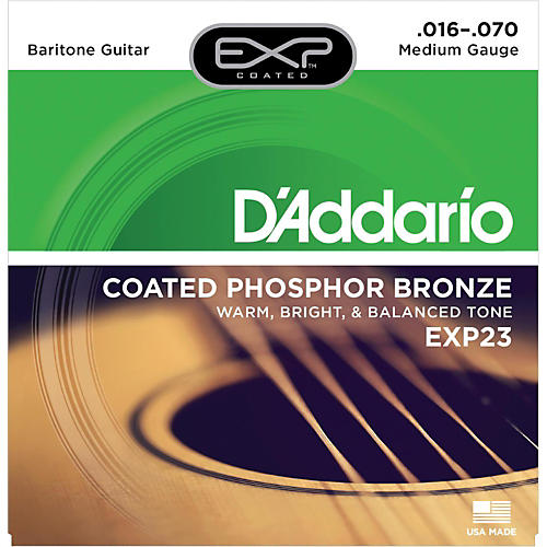 EXP23 Coated Phosphor Bronze Baritone Acoustic Guitar Strings