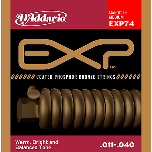 EXP74 Coated Phosphor Bronze Medium Mandolin Strings