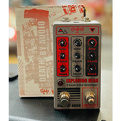 Death By Audio EXPLODING HEAD 3 HEAD ECHO DESTROYER Effect Pedal