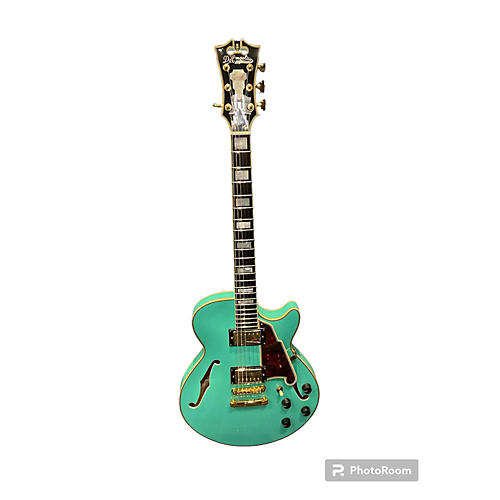D'Angelico EXSSCB Hollow Body Electric Guitar Surf Green