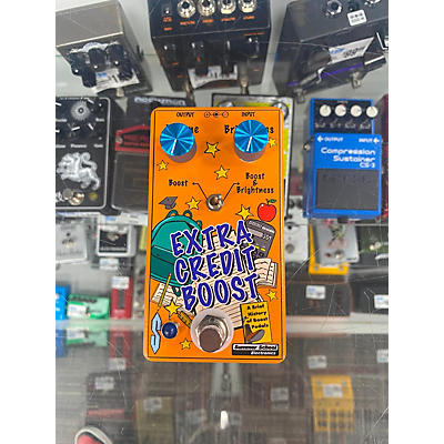 Summer School Electronics EXTRA CREDIT BOOST Effect Pedal