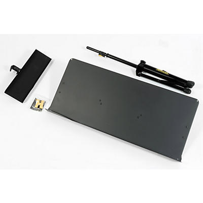 Hercules EZ Grip Two-Section Tripod Conductor Stand With Extended Desk and Accessory Tray