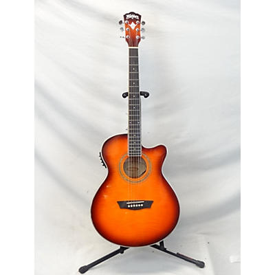 Washburn Ea15itb-a Acoustic Electric Guitar
