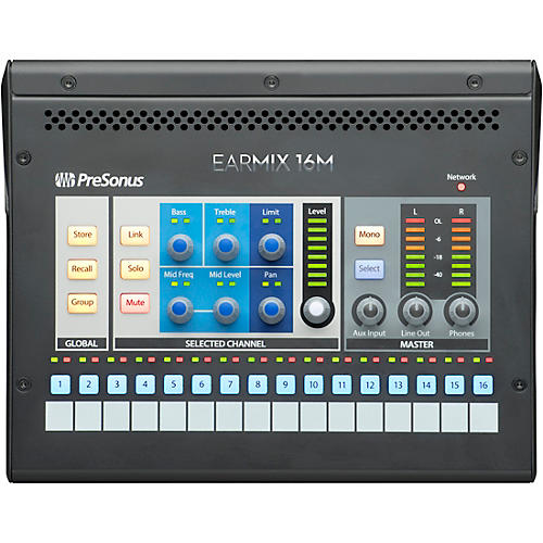PreSonus EarMix 16M 16-Channel Personal Monitor Mixer Condition 1 - Mint