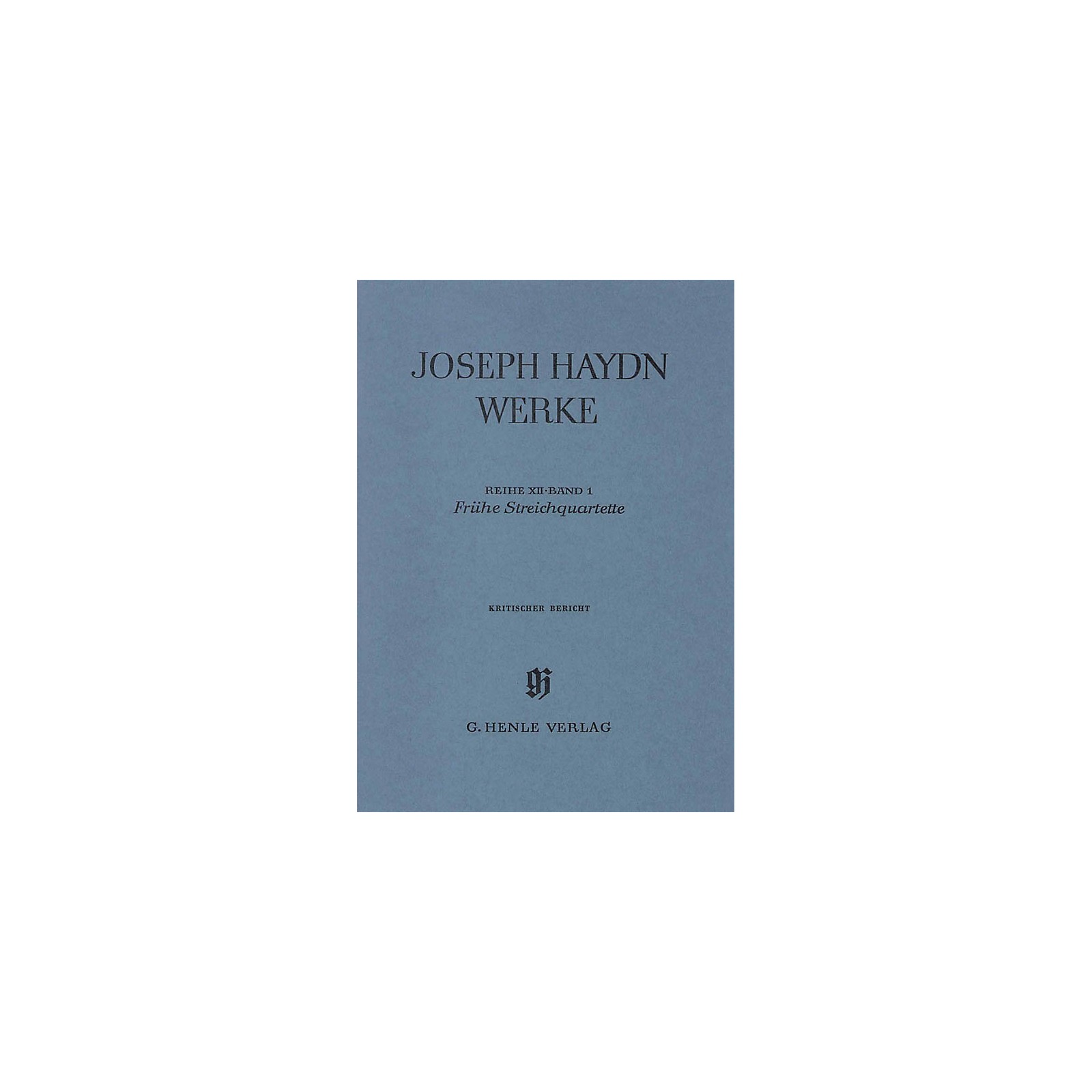 G. Henle Verlag Early String Quartets Henle Edition Series Hardcover