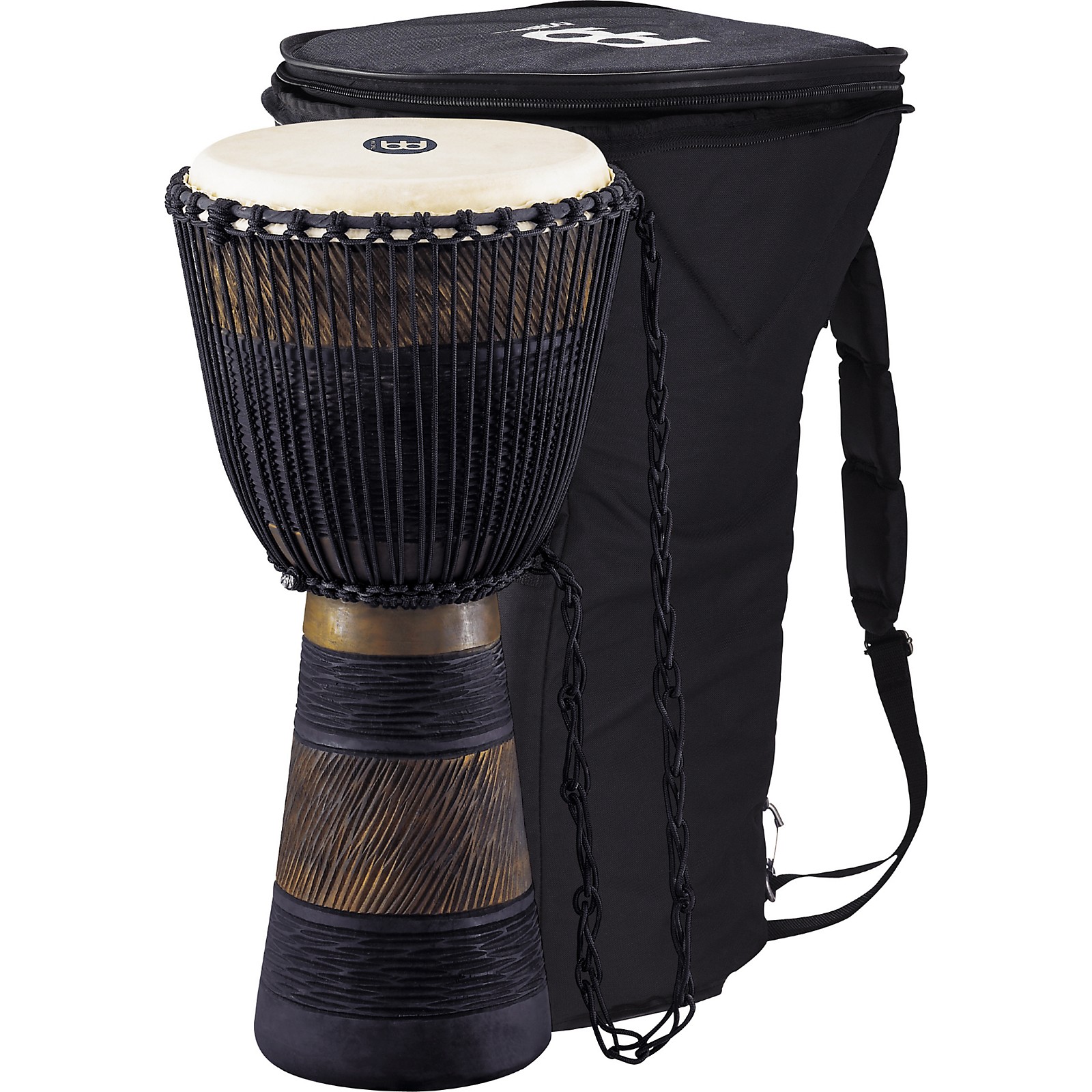 Meinl Earth Rhythm Series Original African Style Rope Tuned Wood Djembe