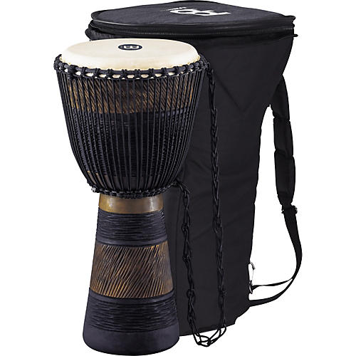 MEINL Earth Rhythm Series Original African-Style Rope-Tuned Wood Djembe with Bag Condition 2 - Blemished Large 197881036195