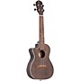 Open-Box Ortega Earth Series RUCOAL-CE-L Left-Handed Acoustic Electric Concert Ukulele Condition 1 - Mint Coal Black