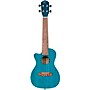 Open-Box Ortega Earth Series RUOCEAN-CE-L Left-Handed Acoustic Electric Concert Ukulele Condition 1 - Mint Aqua Blue