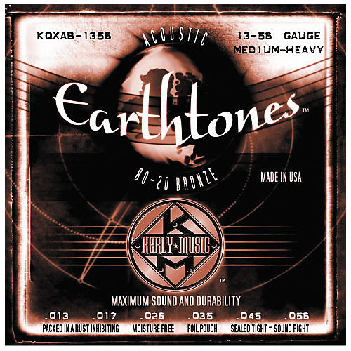 Earthtones 80/20 Bronze Acoustic Guitar Strings - Medium Heavy